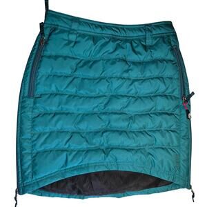 Skhoop Green Down Skirt Size S Insulated Ski